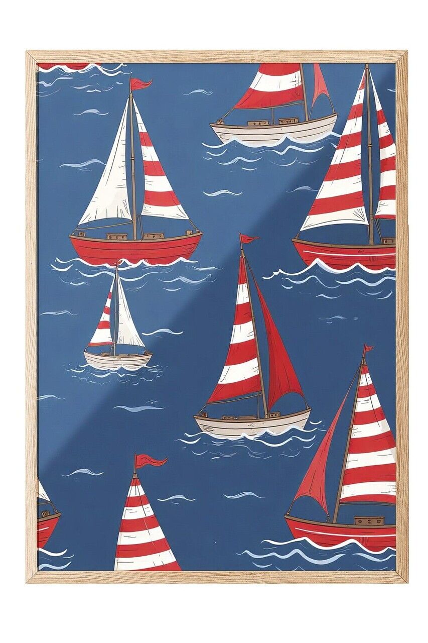 Tablou decorativ, 109634, Lemn masiv, Sticla PVC, Multicolor - view 2