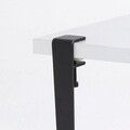Banca, Logg, Khalkeus , 90x45x30 cm, Alb/Negru