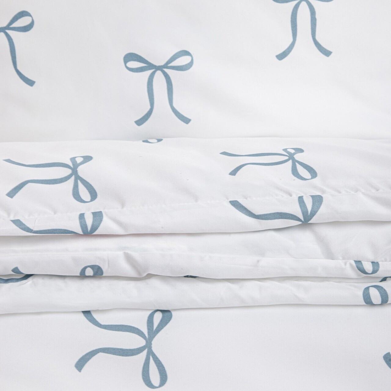 Lenjerie de pat dubla EC Vivienne, Homla, 160x200 cm, 3 piese, microfibra din poliester, alb/albastru — imaginea 2