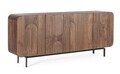 Bufet inferior Orissa, Bizzotto, 180x42x82 cm, lemn de mango/MDF, maro