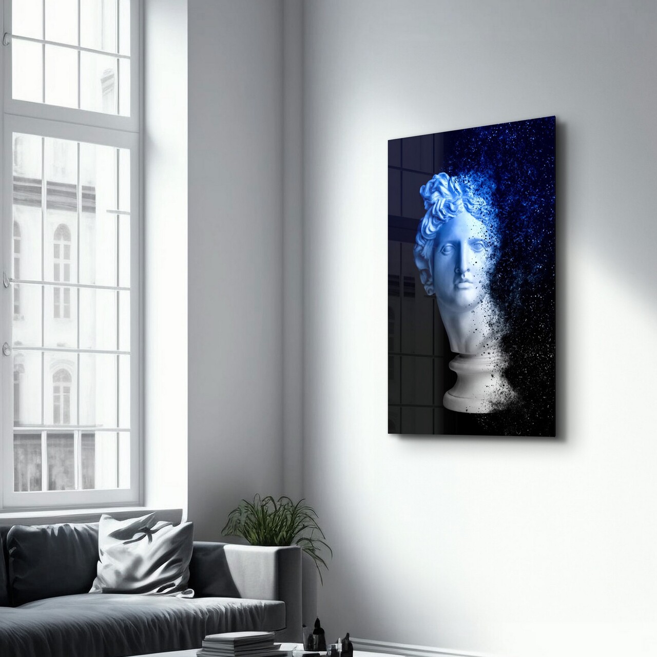 Tablou decorativ, OGLS-9006, Dimensiune: 35 x 55 cm, Multicolor - view 4
