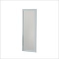 Oglinda decorativa, Siam, Ovea, 40x105x2 cm, MDF , Alb