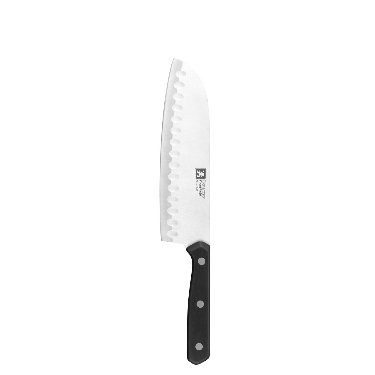 Set 10 cutite si suport Cucina, Richardson Sheffield, 12.5x18.5x36 cm, inox 13/0, negru/natur - imagine 7