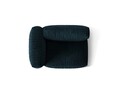 Modul stanga pentru canapea, 1 loc, Martina-120, Micadoni Home, 121x106x75 cm, catifea, petrol inchis