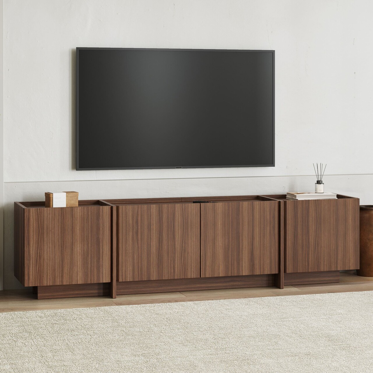 Comoda TV, Nordure, Lowen, 180x46x35 cm, Nuc Milano