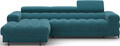 Coltar extensibil dreapta 3 locuri ELTAP, LT-40AMO, Felro, 285x181x93 cm, lemn/poliester, albastru