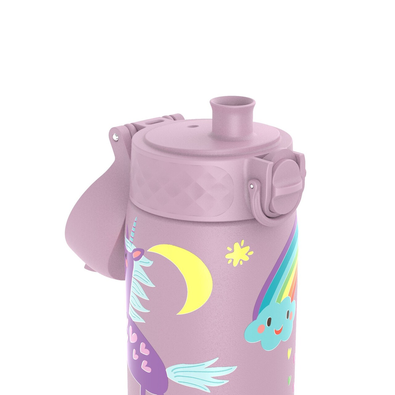 Sticla apa pentru copii Slim, inox, 600ml, Unicorns - Ion8 - view 2