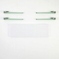 Banca, Logg, Khalkeus , 90x45x30 cm, Alb / Menta / Verde