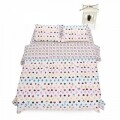 Lenjerie de pat dubla Cards, Heinner Home, 4 piese,  220 x 240 cm, 100% bumbac, multicolora