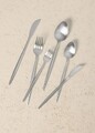 Set de tacâmuri (36 de piese), L'essentiel Maison, 280TMA3714, Furculiță de masă: 22 x 3 cm (6 bucăți), Argintiu mat
