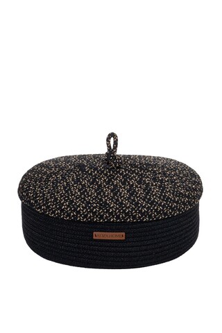 Cutie depozitare, 9004054, bumbac, negru