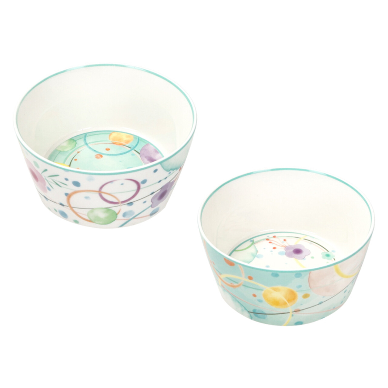 Set 2 boluri, Bollicine, Brandani, 12x6 cm, 310 ml, portelan New Bone China - imagine 2