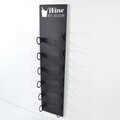 Raft decorativ metalic pentru vinuri, Hanah Home, Vın, 85x20x10 cm, Negru