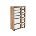 Dulap multifunctional, Estella, Rine 2D4K8U, Nuc/Alb