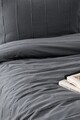 Set cuvertura pique dubla, Sedef - Anthracite, DC Home, Bumbac 