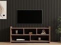 Comoda TV, Puqa Design, Pera, 120x55x28 cm, PAL, Maro