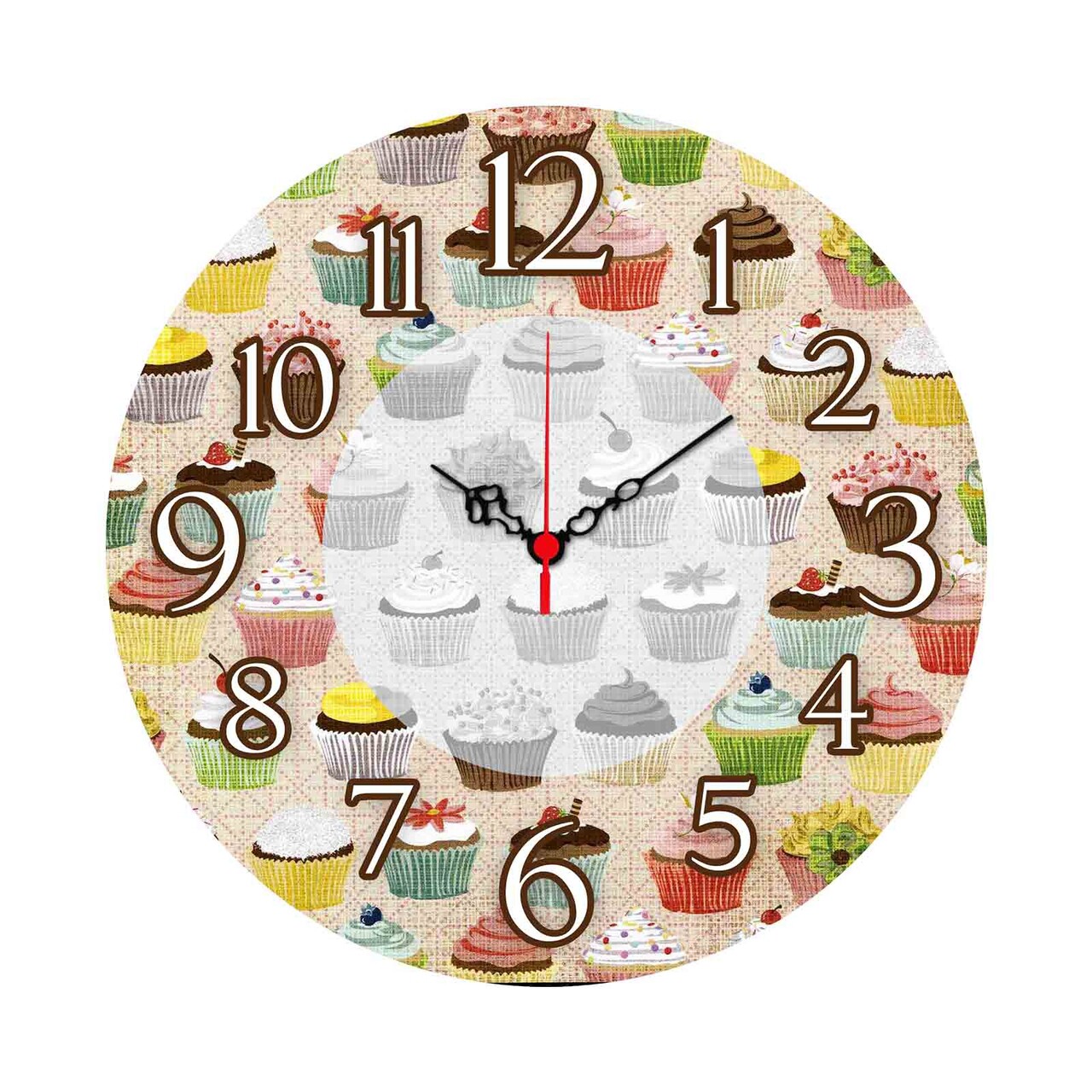 Ceas de perete, Ms-46, MDF, ø40 cm, Multicolor