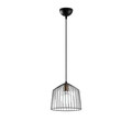 Lustra, Fulgor, 942FLG1416, Metal, Negru/Maro antic