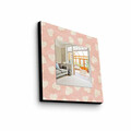 Oglinda decorativa, MA-12, 30 x 30 cm, Multicolor