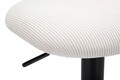 Set 2 scaune de bar Lift High White, Mauro Ferretti, 41x47.5x85 cm, inaltime ajustabila, fier/poliester, negru/alb