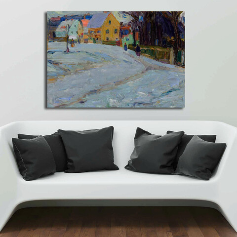 Tablou decorativ, 70100kandinsky025, canvas , lemn, multicolor