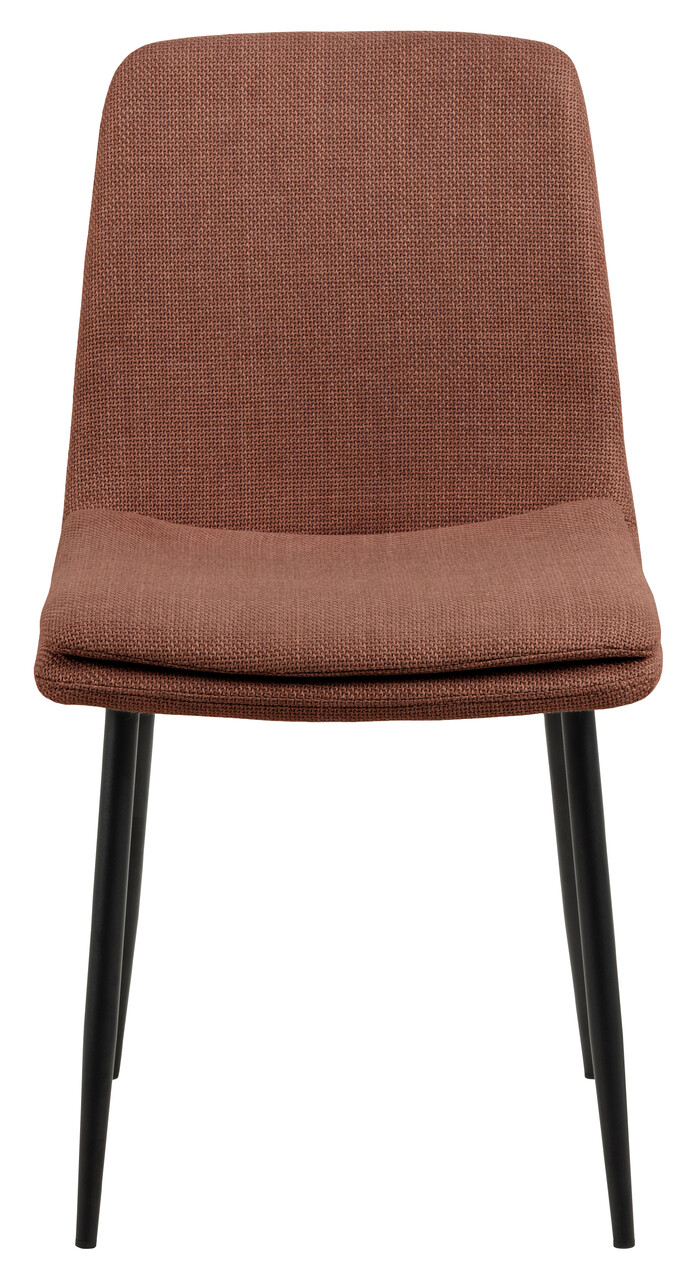 Scaun Becca, Actona, 46x55x85.5 cm, tesatura structurata/otel, teracota - view 8