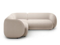 Coltar stanga 4 locuri, Kate, Micadoni, 252x220x76 cm, catifea, bej