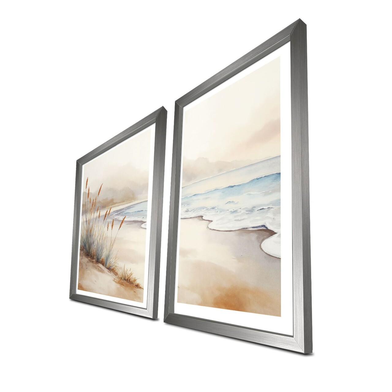 Set 2 tablouri decorative, 2Pantct-006, Cadru: 100% LEMN (Grosime: 1,9 cm), Multicolor - view 3
