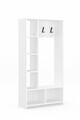 Cuier de perete, Hanah Home, İvriz, 90x182x35 cm, Alb