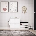 Pantofar Trend, Elegance, 130x31x80 cm, alb