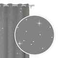 Draperie Crystal Srebrna, Fashion Goods, 140x250, poliester, gri