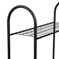 Decorative Jardiniere, Puqa Design, Gale, 86x70x23 cm, Metal, Negru
