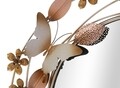 Oglinda decorativa, Mauro Ferretti, Brush, Ø 82 x 4 cm, fier/mdf,sticla, multicolor