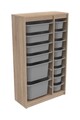Dulap multifunctional, Estella, Montana Xs 2D4N8U, Sonomo / Gri
