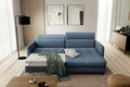 Coltar extensibil dreapta 3 locuri ELTAP, RT-40RAQ, Gomsi, 228x165x100 cm, lemn/poliester, albastru