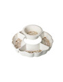 Platou servire aperitiv, Excalibur Starter, Brandani, D27 cm, portelan