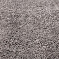 Covor Shaggy Canical, Decorino, 57x90 cm, polipropilena, gri