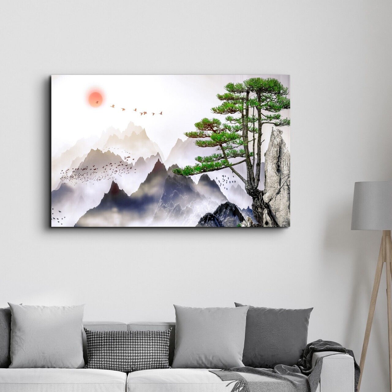 Tablou decorativ, CAM-1019, Dimensiune: 35 x 55 cm, Multicolor — imaginea 3
