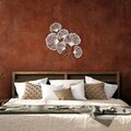 Decoratiune de perete, Tween v3, Metal, Dimensiune: 58 x 75 cm, Multicolor