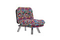 Canapea extensibilă cu 1 loc, Futon, 859FTN2323, Metal, Multicolor