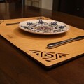 Set suporturi pentru farfurie, Payna, 790PYN1145, Lemn , Produs lucrat manual, Miere