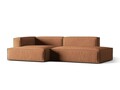 Coltar modular stanga 4 locuri, Nuria-88, Micadoni Home, 312x147x72 cm, catifea, miere