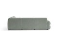 Coltar simetric 7 locuri, Neo, Micadoni Home, 295x295x83 cm, tesatura Chenille Silencio, albastru muted