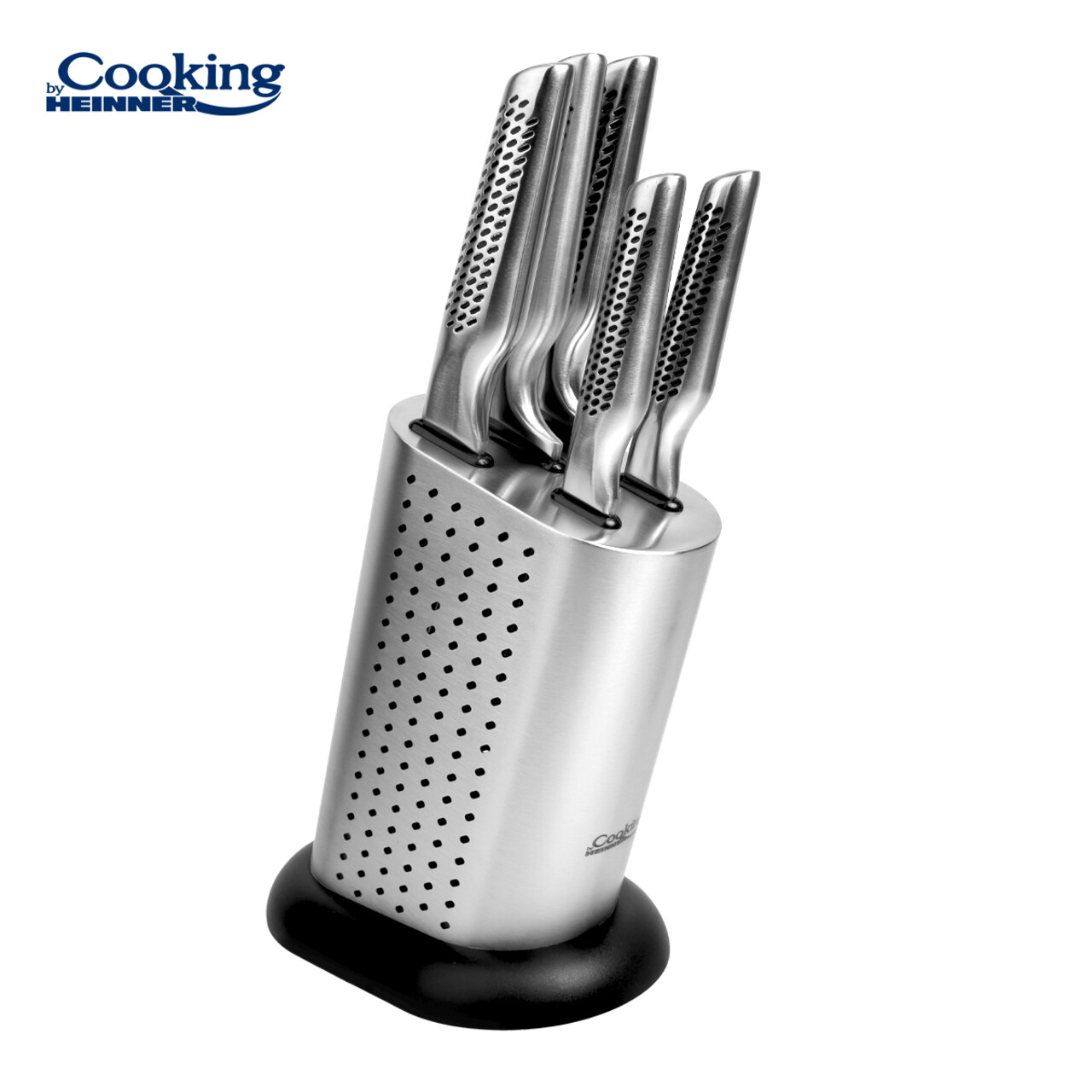 Set 5 cutite si suport Skyline, Cooking by Heinner, inox, argintiu - view 3