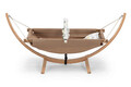 Hamac pentru bebelusi, Baby Hammock, 147x66x62 cm, Lemn, Maro