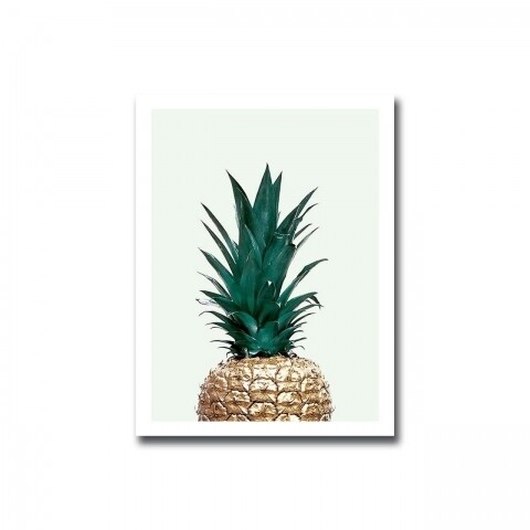 Tablou decorativ, Alpha Wall, Pineapple, 30x40 cm