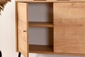 Consola, Wolina, Calvin, 80x180x41 cm, Corp: PAL 100% MELAMINAT, Stejar