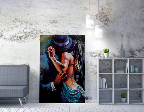 Tablou decorativ, wy187 (70 x 100), 50% bumbac / 50% poliester, canvas imprimat, multicolor