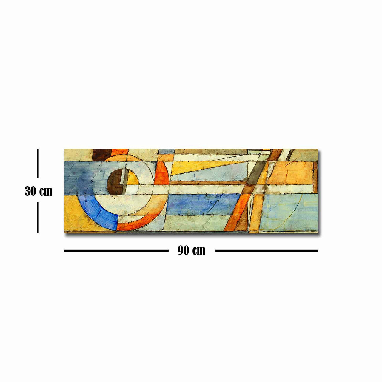 Tablou decorativ 3090ABSC Lemn (Grosime: 28 cm Multicolor
