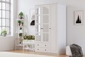 Dulap pentru haine, Rabi, Rb-010, 105x180x52 cm, Alb mat